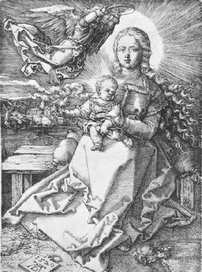 Albrecht Durer Madonna Crowned by an Angel oil painting picture